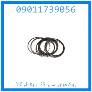 خرید و قیمت رینگ موتور سایز 25 ام وی ام 315 از جک کارز شاپ